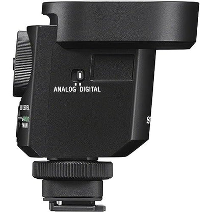 Sony Digital Shotgun Microphone ECM-M1,Black | Shoe support for battery-free & cable-free operation, Versatile selection of eight audio recording modes, Multi, Interface
