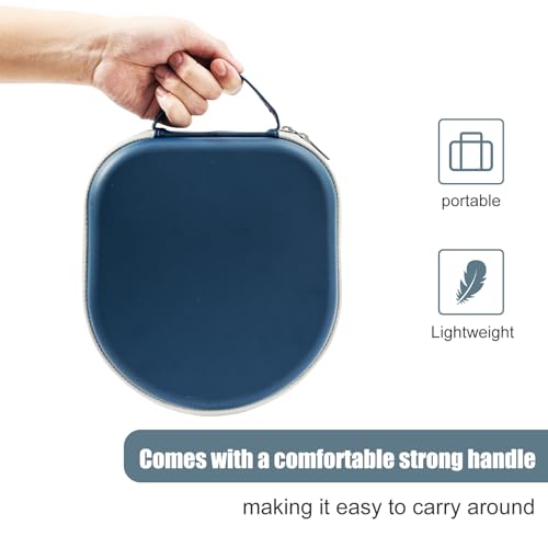 ProCase Hard Travel Case for Sony Headphones -Navy | Fits WH-CH720N/WH-CH710N/WH-CH520/WH-CH510/WH-1000XM5/WH-1000XM4/WH-XB910N & Bose 700, Carrying Bag with 2 Dust Covers - color: Navy