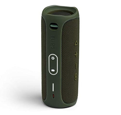 JBL Flip 5 (Green) + Bundle with divvi! Protective Hardshell Case - color: Green