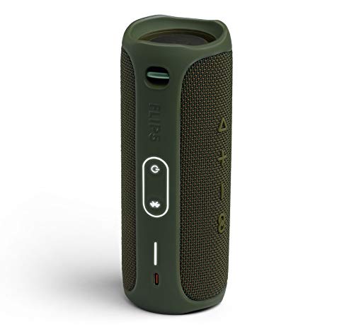 JBL FLIP 5 Waterproof Portable Bluetooth Speaker - Green (Renewed) - color: Green