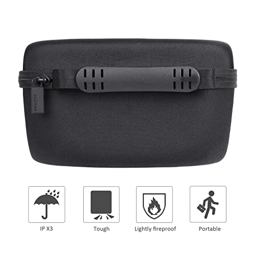 co2CREA Hard Case For Walkers Razor Slim Earmuffs And Walkie Talkie - style: Black Case for Razor Earmuff & Walkie Talkie