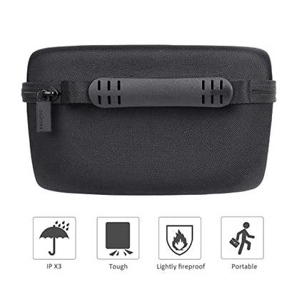 co2CREA Hard Case For Walkers Razor Slim Earmuffs And Walkie Talkie - style: Black Case for Razor Earmuff & Walkie Talkie