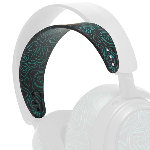 WC HeadbandZ Arctis Nova - Upgraded Silicone Headband for Arctis Nova Headsets by Wicked Cushions - Enhanced Flexibility, Comfort, and Style with Matching Earpad Designs | Midnight FrankP - color: Midnight FrankP