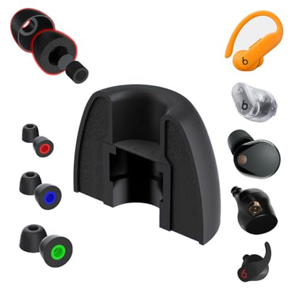 AirFoams Pro Memory Foam Lifetime Replacement Universal Ear Tips for Sony WF-1000XM6,5,4,3, Beats Fit Pro, Galaxy Buds2 Pro, Jabra & More - Anti Slip, All Day Comfort, Noise Cancelling (3 Pairs-S/M/L)