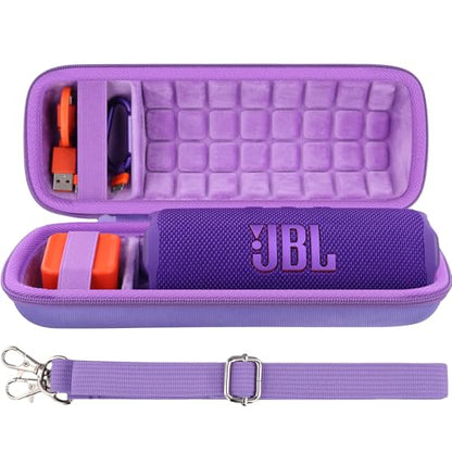 Hard Case for JBL Flip 7 Portable Wireless Bluetooth Speaker - color: Purple Case