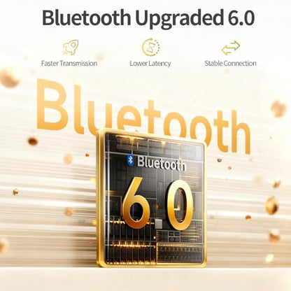 BERIBES Hybrid Active Noise Cancelling Headphones Wireless Over Ear 70Hours | Foldable Bluetooth 6.0,Transparent Modes,3.5MM Cable,Lightweight Built-in Mic,HiFi Stereo Deep Bass,Soft-Earpad,Fast Charging - color: Beige