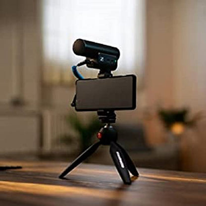 SENNHEISER Professional MKE 400 Directional On-Camera Shotgun Microphone with 3.5mm TRS and TRRS Connectors for DSLR, Mirrorless & Mobile , Connects with Auxiliary - style: MKE 400