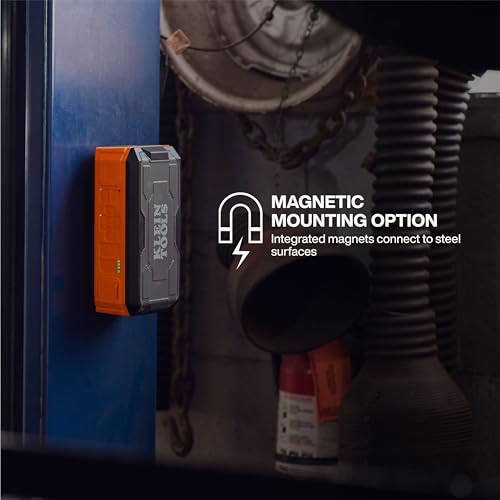 KLEIN TOOLS 69365MB MODbox Bluetooth Speaker, Portable Wireless Speaker with Magnetic Mounting, Premium Audio with Bass Boost, IP67 Dust and Waterproof Rated, USB-C Charging with Built-in Power Bank
