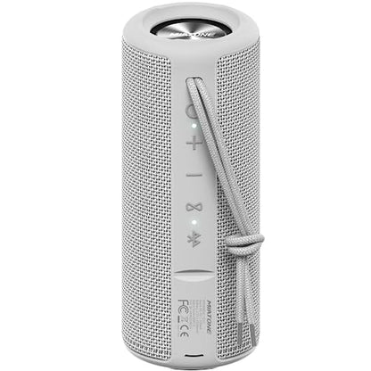 MIATONE Boombox Portable Bluetooth Speaker Wireless Outdoor Waterproof Speaker - Grey - color: Grey