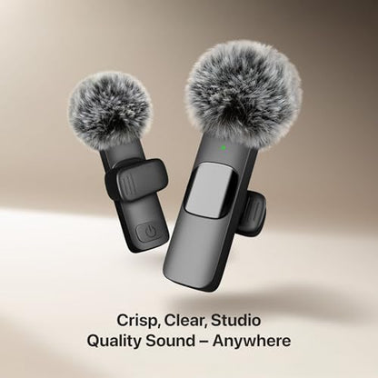 Mini Mic Pro (Latest Model – #1 Microphone for iPhone & Android, Wireless Mini Microphone, Clear Voice, Noise Cancelling, Lavalier Mic for TikTok, YouTube & Interviews (iPhone 15+) - style: USB-C Only (iPhone 15+ / Android)