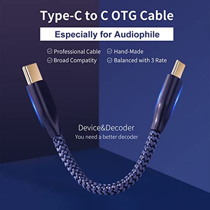okcsc DAC/OTG Cable - High-End DAC/Amplifier Adapter for Type C Headphones