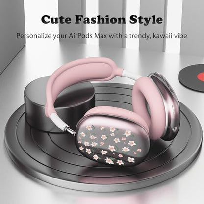 for AirPods Max Headphones Flower Ear Covers for AirPods Max 2 - color: Flower A/Pink