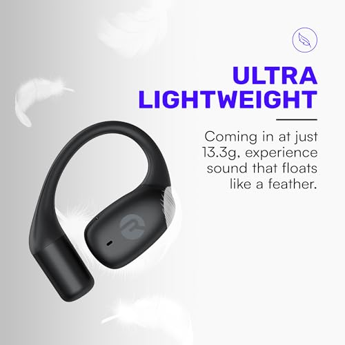 Raycon Essential Open Ear Earbuds – Open Ear Headphones, Earbuds Wireless Bluetooth, Sweat & Water-Resistant Earphones, Running Headphones with Ultra-Lightweight Design, 36 Hours Battery Life (Blue) - color: Blue