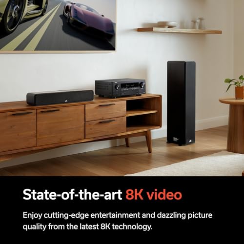 Denon AVR-S970H 7.2 Channel 8K UHD AV Receiver (90W x 7), Wi-Fi, Bluetooth | Built for Gaming, Audio & Video HEOS Multi-Room Streaming, Dolby Atmos, DTS:X, HDR10+, Dolby Vision, Dynamic HDR, HDMI 2.1 - style: AVR-S970H