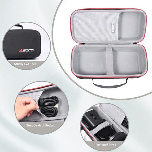 RLSOCO Carrying Case for FIFINE AM8 USB/XLR & RODE PodMic Cardioid Dynamic Broadcast Microphone (Case Only)