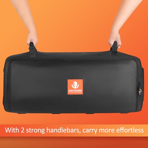 Speaker Case Carry Bag Compatible with JBL PartyBox 720 Portable Speaker, Outdoor Travel Carrying Case Tote Bag Storage Pockets for Charging Cable and Accessories