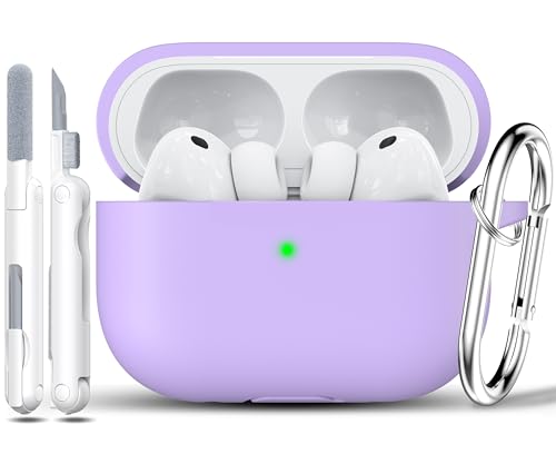 RFUNGUANGO Silicone Protective Case for AirPods Pro 3, Banana Purple - color: Pro 3‑SIL‑Banana Purple