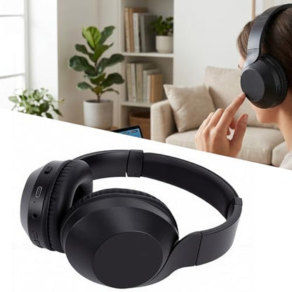 Asixxsix Wired Wireless Over Ear Headphones with 40mm Drivers Deep Bass Stereo Sound 6.35mm to 3.5mm Jack, Bluetooth 5.4 60H Playtime Studio Monitor Headphones for PC Recording