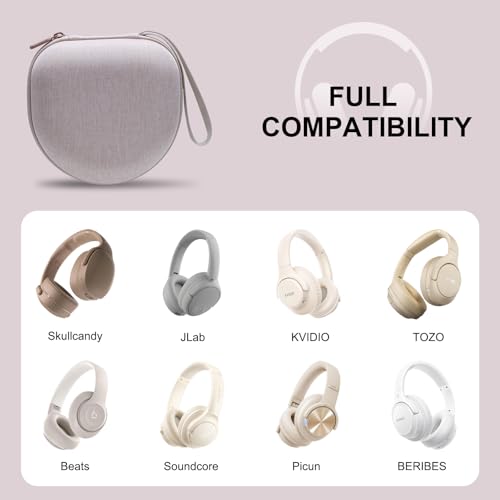 Headphone Case for Skullcandy Crusher/Hesh/Evo Headphone, Khaki - color: Khaki