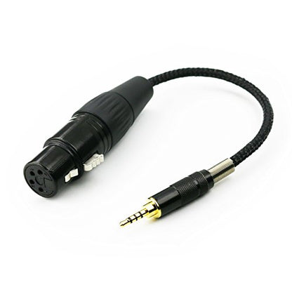 NewFantasia 2.5mm Trrs Balanced Male to 4-pin XLR Balanced Female Headphone Audio Adapter for Astell&Kern AK240 AK320 AK380 for onkyo DP-X1 FIIO X5III XDP-300R