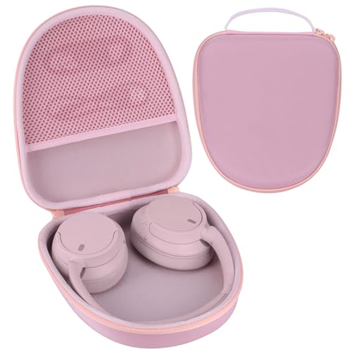 Case for Sony WH-CH720N WH-CH520 WH-CH510 WH-CH710N Headphones | Hard Shell Shockproof, Mesh Bag Organizer, Lightweight Travel, fit for WH-1000XM3 Noise Canceling Headphones - color: Pink Case, size: for WH-CH720N