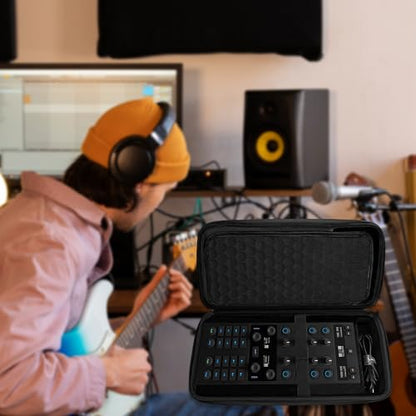 Musiin 프리미엄 DJ 컨트롤러 케이스, NI TRAKTOR X1 MK3, F1, Z1과 호환 | 부드러운 이중 지퍼, 부드러운 메시 포켓, 스트랩이 달린 하드 쉘 휴대용 케이스는 스튜디오 보관 및 야외 활동에 이상적입니다