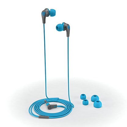 JLab Audio JBuds2 Premium in-Ear Earbuds Guaranteed Fit, Guaranteed for Life - Blue - color: Blue, style: Earbuds