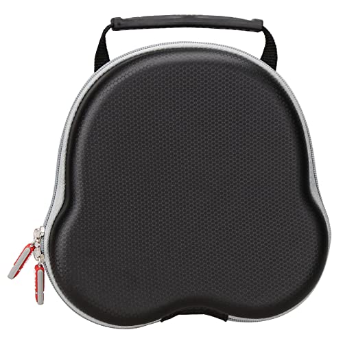 Hard Shell Headphone Carrying Case Compatible with Pioneer DJ HDJ-X5, AirPods Max, SteelSeries Arctis Series - EVA Shockproof Protective Travel Storage Bag, Black
