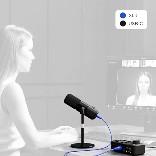 NearStream PodKit Solo Podcast Equipment Bundle | 1 Podcast Microphone, 1 Audio Interface, 1 Mic Boom Arm, 2 XLR Microphone Cable, for Podcast/Livestream/Sound Creation - style: PodKit Solo