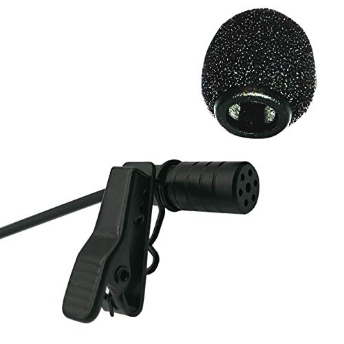 Pro Omni-Directional Condenser Lavalier Microphone for Sony UWP V1/D11/D21 Wireless Microphones Transmitter