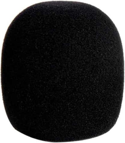 3-Pack Big Black Handheld Stage Karaoke Sponge Microphone Windscreen Wind Shield MIC Sponge Foam Cover Shield(87x80mm)
