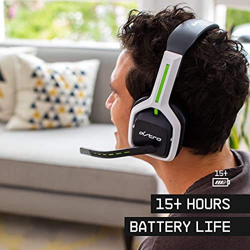 ASTRO Gaming Logitech G A20 Gen 2 Wireless Headset Xbox - White/Green | Compatible with Series X | S, One - style: Xbox Series X|S, PC/Mac