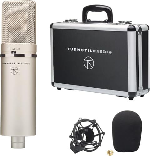 Concourse Series TAC1100 Multi-Pattern Cardioid Condenser Microphone, Large Diaphragm for Vocal Recording, Podcasting, and Streaming, XLR Output