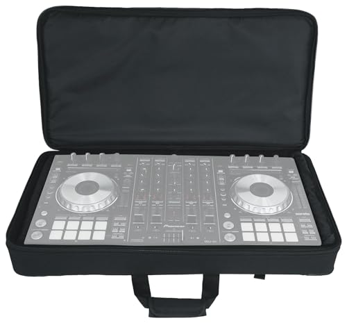 Rockville DC27 Padded 27" DJ Controller Mobile Producer Backpack Bag | 7 Adjustable Foam Dividers, Water-Resistant Shell, 15" Laptop Slot, YKK Zippers, Shoulder Strap, Carry Handles - size: 27"