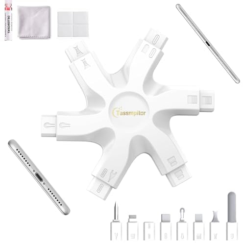 iPhone Cleaning Kit for Charging Port Cleaner,Lightning Charger Connector - color: Snow White