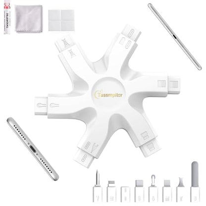 iPhone Cleaning Kit for Charging Port Cleaner,Lightning Charger Connector - color: Snow White