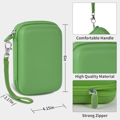 PAIYULE Travel Carrying Case for R36S RG353V RG353VS Handheld Game Console - color: Green, style: For R36s