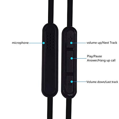 QC3 Replacement Audio Cable Cord for Bose Quietcomfort 3 QC3 Headphone with Inline Mic Volume Control 1.4 Meters 3.5mm to 2.5 mm Cable for iOS Android System (Built-in Microphone)