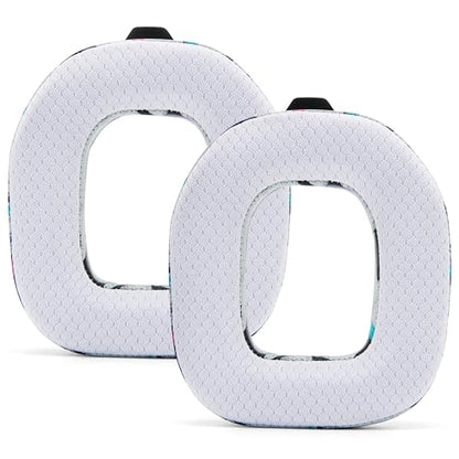 WC Freeze A50 - Cooling Gel Earpads for Astro A50 Gen 4, Gen 5 & A50X | Made by Wicked Cushions | Improved Durability, Thickness & Sound Isolation | 90's White - color: 90's White