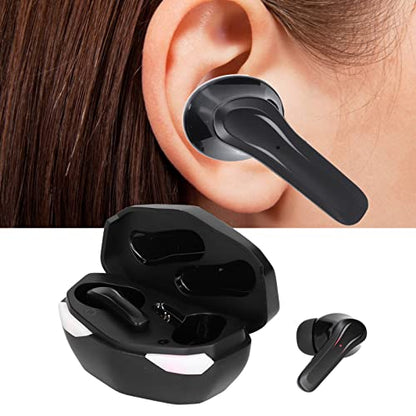D17 Low Latency Gaming Headset Comfortable and Ergonomic Wireless Earbuds with LED Light for Games Like