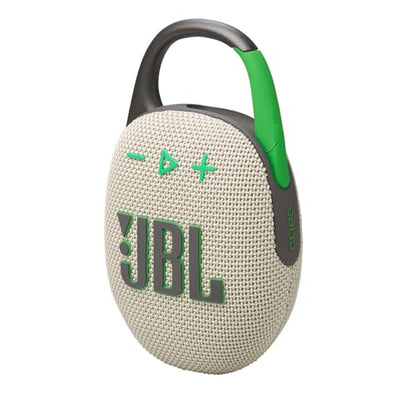 JBL Clip 5 Bluetooth Speaker and divvi! Protective Case - Sand - color: Sand