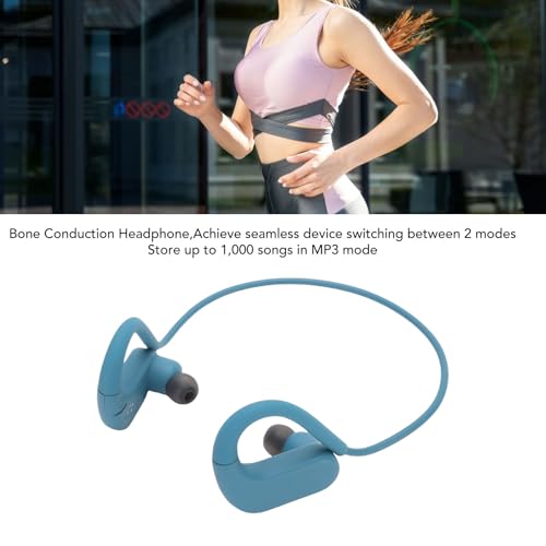 VBESTLIFE Bone Conduction Headphones, Bluetooth 5.4 Open Ear Headphones with Mic, 16H Playtime, IPX8 Water Proof Sport Headphone for Swimming