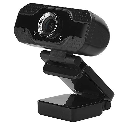 Zopsc 1080P USB Webcam with Microphone for Video Calling | Desktop Computer Camera, Plug and Play, 2MP HD, Built in Noise Reduction Mic, Compatible with PC Laptop