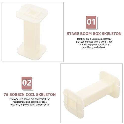 TOYANDONA 4pcs Audio Wire Storage Bobbin Rack Portable Cable Reel for Speaker Circuits Lightweight Material for Studios Live
