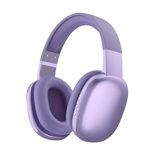 Gabba Goods Platinum Vibe Over-Ear Bluetooth Headphones - color: Lavender