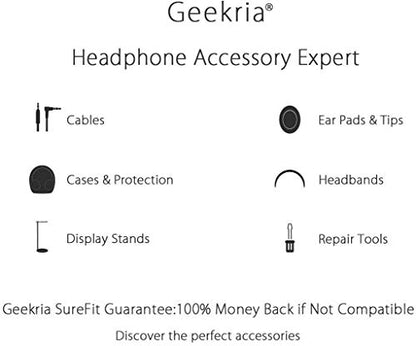 Geekria Mesh Fabric Headband Pad Compatible with Logitech G930, G430, F450 Headphones, Replacement Band Repair Part (Blue). - color: Blue