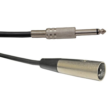 XLR to 1/4" Cable (6ft, XLR MALE-1/4 TS) - color: XLR MALE-1/4" TS, size: 6ft