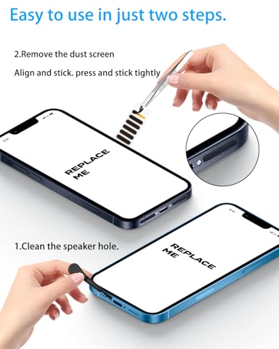 Mobile Phone Dustproof Net Stickers Speaker Mesh Anti Dust Proof Adhesive Sticker Universal Protect Trumpet Accessories Gift With Tweezers and Cleaning Brush