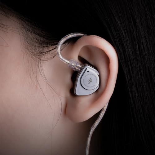 Linsoul SIMGOT EW200 10mm SCP Diaphragm Dynamic Driver IEM in-Ear Earphones | with All Metal Body, Detachable 0.78mm 2pin Silver-Plated OFC Cable for Audiophiles Musicians, 3.5mm with Mic - style: EW200 With Mic