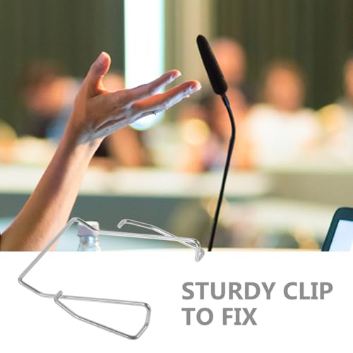 SUPVOX Receiver Belt Clip Universal Microphone Holder Clip for Wireless Mic Transmitters Professional Mic Belt Mount Lightweight and Durable 2.24X1.96X0.39 Inch